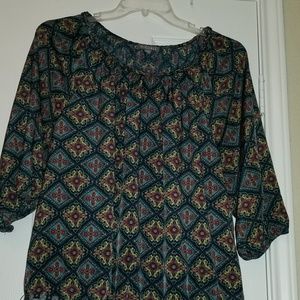 Cute side tie blouse